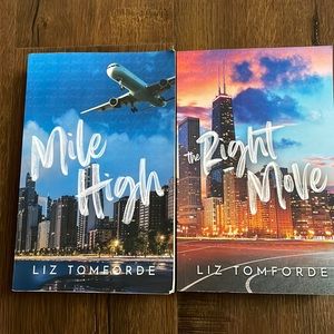 Book 1: mile high Book 2: the right move by Liz Tomforde
